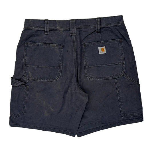 Carhartt Carpenter Shorts - 31W 9L Grey Cotton