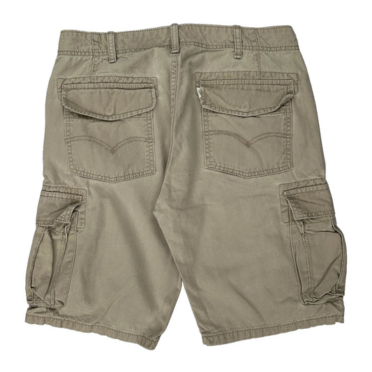 Levis Cargo Shorts - 32W 10L Beige Cotton