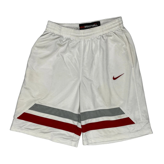 Nike Sport Shorts - Medium White Polyester