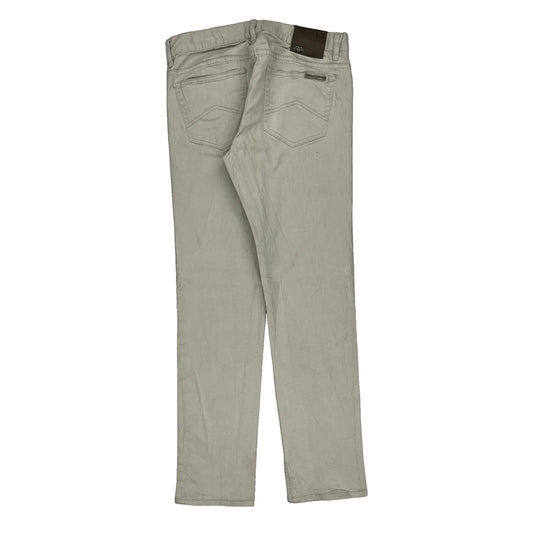 Armani Exchange Skinny Jeans - 33W 32L Beige Cotton Blend