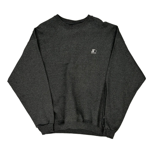 Starter Sweatshirt - XL Grey Cotton Blend