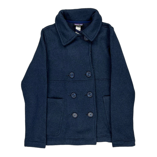 Patagonia Fleece Jacket - Small Blue Polyester