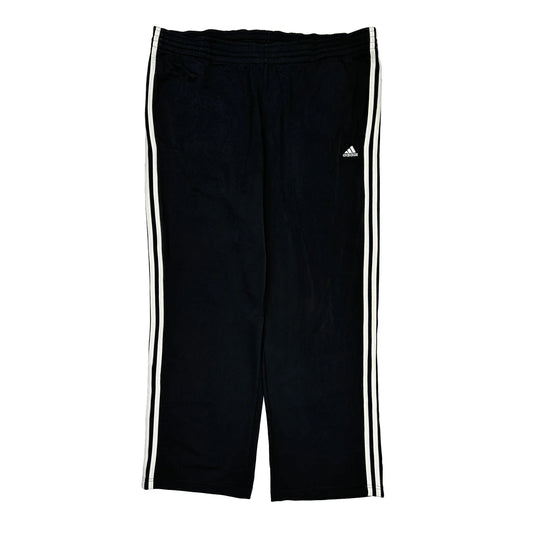 Adidas Striped Tracksuit - Large Black Polyester