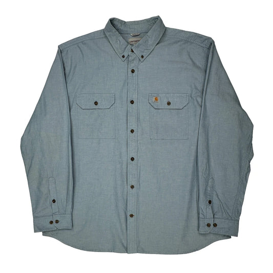 Carhartt Shirt - 2XL Blue Cotton