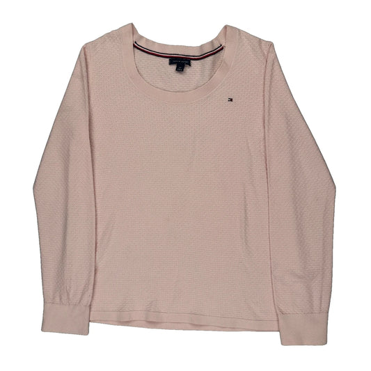 Tommy Hilfiger Jumper - Small Pink Cotton