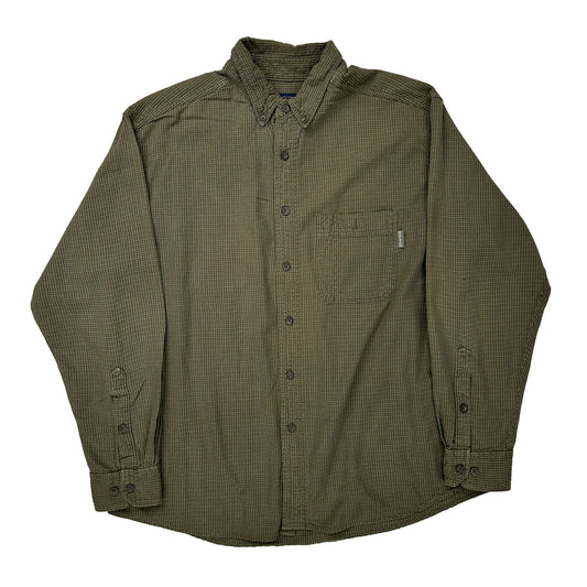 Woolrich Checked Shirt - 2XL Green Cotton