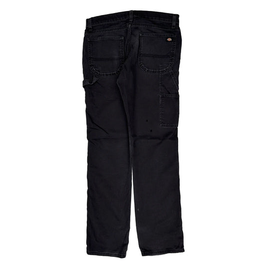 Vintage Dickies Carpenter Trousers - 32W 31L Black Cotton Blend