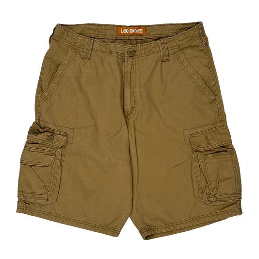 Lee Cargo Shorts - 32W 10L Brown Cotton