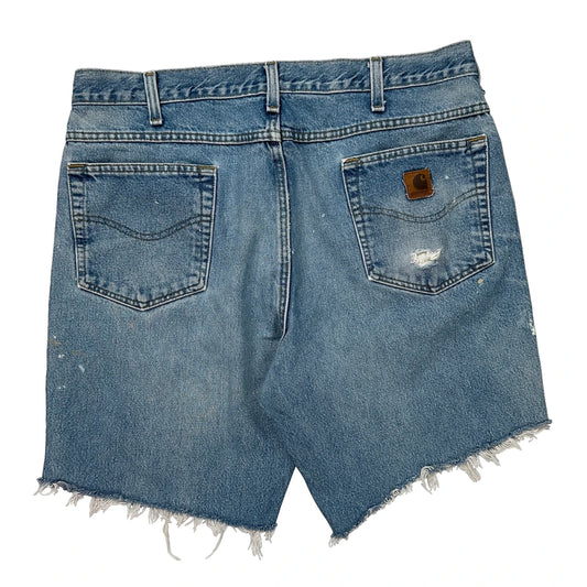 Carhartt Denim Shorts - 32W 9L Light Wash Denim