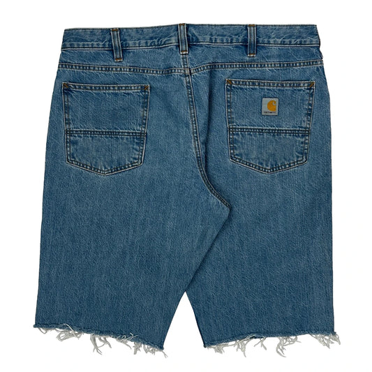 Vintage Carhartt Denim Shorts - 38W 13L Blue Cotton