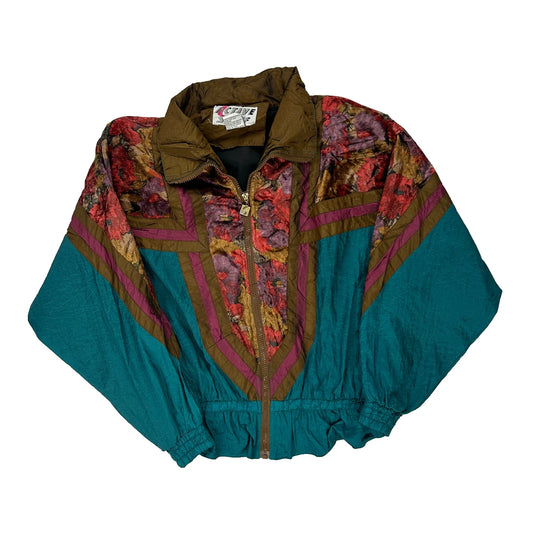 1980'S Active Stuff Shell Jacket - Small Multicoloured Nylon