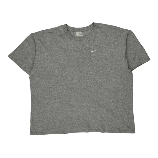 Nike T-Shirt - 2XL Grey Cotton
