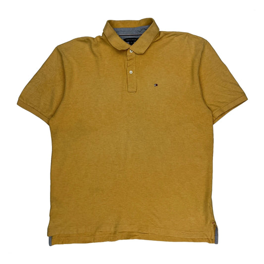 Tommy Hilfiger Polo Shirt - XL Yellow Cotton