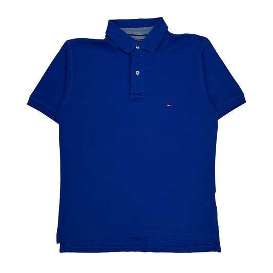 Tommy Hilfiger Polo Shirt - Medium Blue Cotton