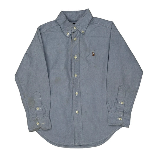 Age 4 Ralph Lauren Shirt - XS Blue Cotton