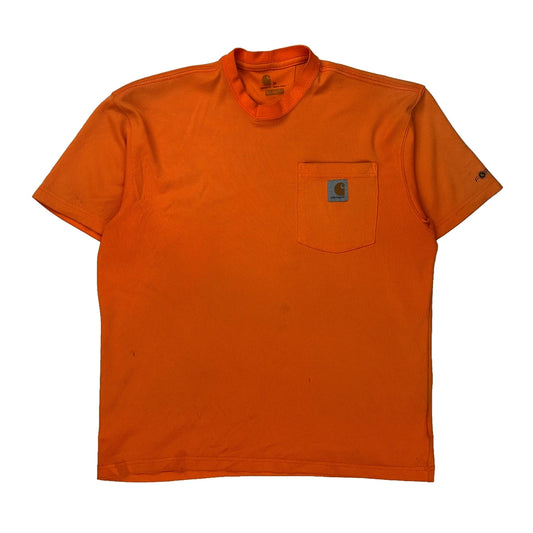 Vintage Relaxed Fit Carhartt T-Shirt - Medium Orange Cotton
