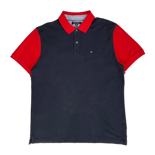 Tommy Hilfiger Polo Shirt - XL Navy Cotton