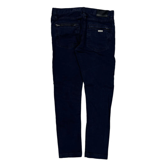 Vintage Armani Exchange Skinny Jeans - 32W 30L Navy Cotton