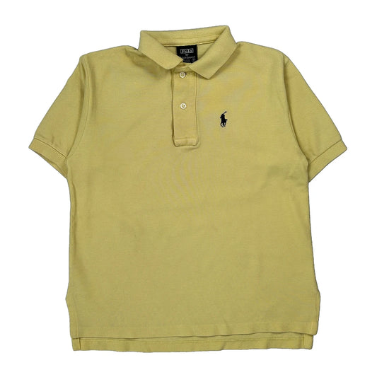 Age 7 Polo By Ralph Lauren Polo Shirt - Small Yellow Cotton