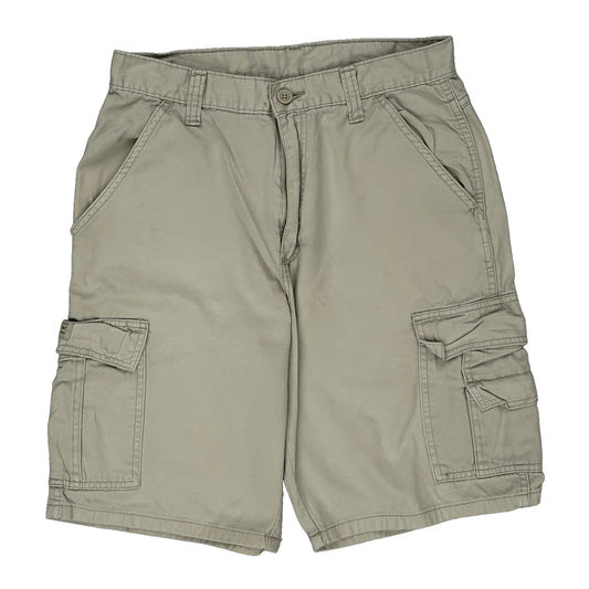 Wrangler Cargo Shorts - 30W 10L Beige Cotton