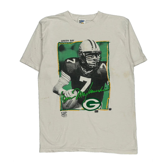 Green Bay Packers Official Fan Football T-Shirt - Large Green Cotton