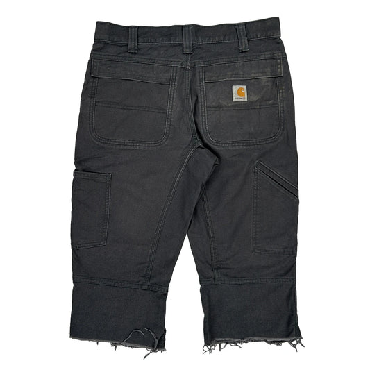 Carhartt Shorts - 32W 17L Black Cotton Blend