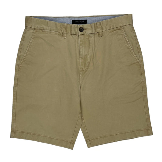 Tommy Hilfiger Chino Shorts - 32W 9L Beige Cotton
