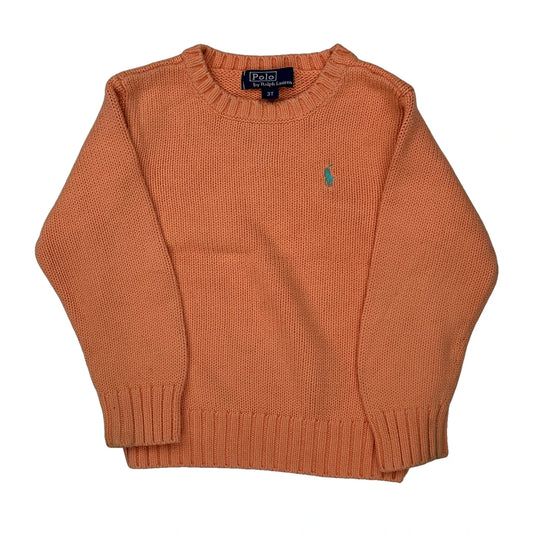 Age 3 Polo By Ralph Lauren Top - 3XS Orange Cotton
