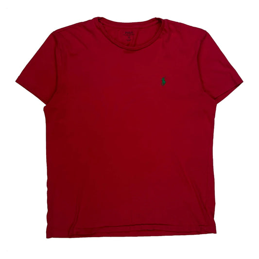 Vintage Polo By Ralph Lauren T-Shirt - Medium Red Cotton