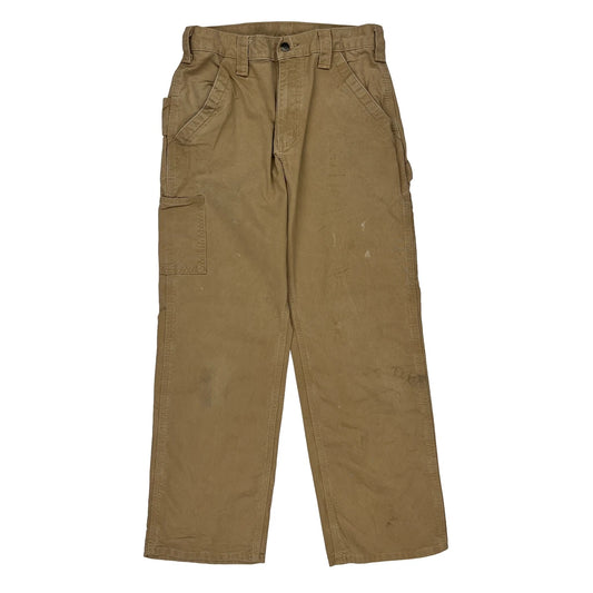Carhartt Carpenter Trousers - 30W 30L Khaki Cotton