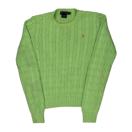 Ralph Lauren Jumper - Medium Green Cotton
