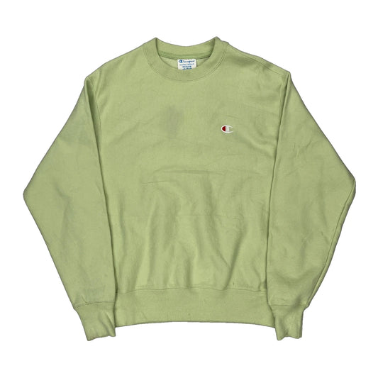 Reverse Weave Champion Sweatshirt - Medium Green Cotton