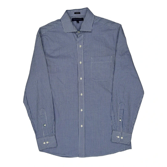 Vintage Tommy Hilfiger Slim Fit Shirt - Medium Blue Cotton