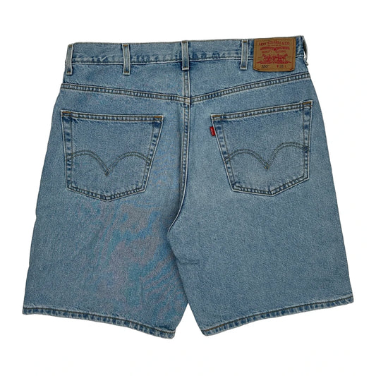 Levis Denim Shorts - 38W 10L Blue Denim