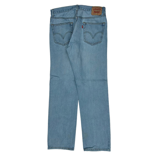505 Levis Jeans - 33W 33L Light Wash Denim