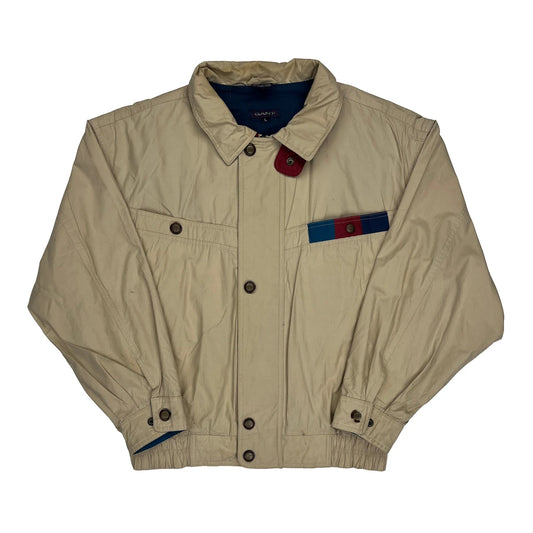 Vintage Gant Jacket - Large Beige Cotton