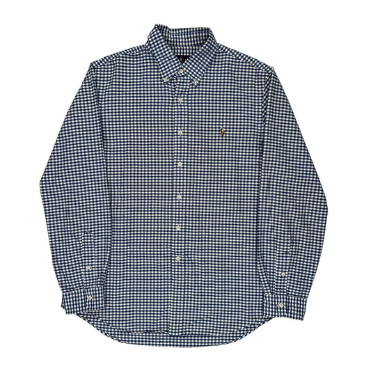 Ralph Lauren Checked Shirt - Large Blue Cotton