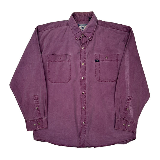 Lee Shirt - Large Purple Cotton