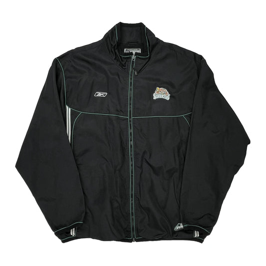 Everett Silvertips Reebok Track Jacket - 2XL Black Polyester