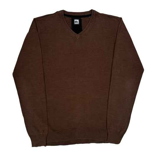 Quiksilver Jumper - Medium Brown Cotton