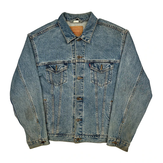 Levis Denim Jacket - XL Blue Cotton