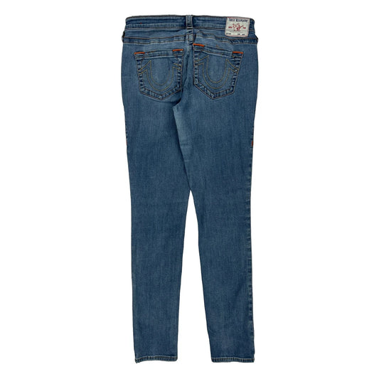 Stella True Religion Skinny Jeans - 32W UK 10 Blue Cotton Blend