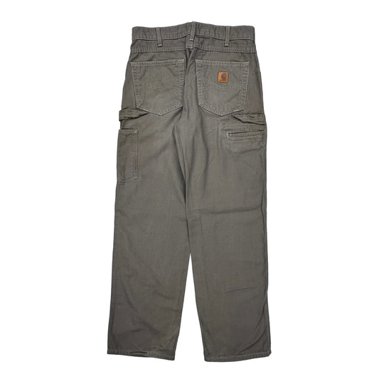 Carhartt Double Knee Carpenter Trousers - 32W 32L Grey Cotton