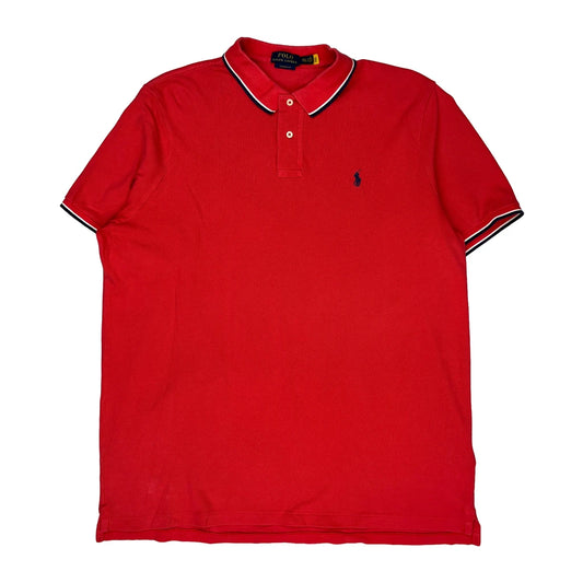 Vintage Polo By Ralph Lauren Polo Shirt - 2XL Red Cotton