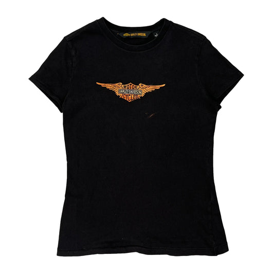 Harley Davidson T-Shirt - Small Black Cotton
