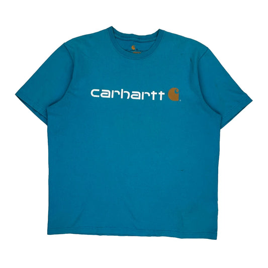 Original Fit Carhartt T-Shirt - XL Blue Cotton