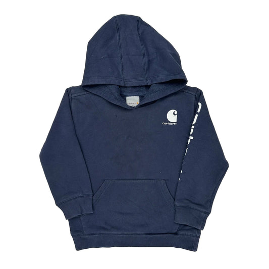 Vintage Age 5 Carhartt Hoodie - Small Navy Cotton