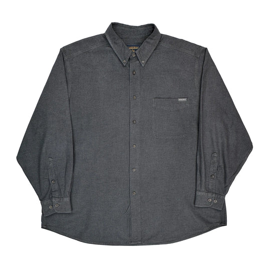 Woolrich Shirt - 2XL Grey Cotton
