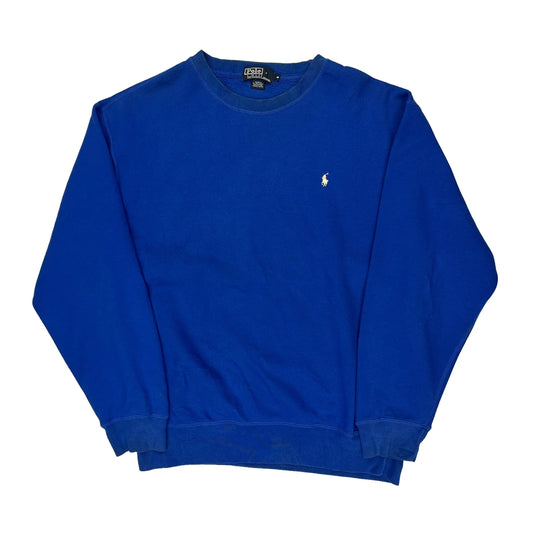 Polo By Ralph Lauren Sweatshirt - Medium Blue Cotton