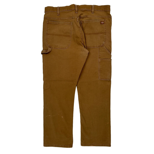 Vintage Dickies Carpenter Trousers - 34W 28L Brown Cotton